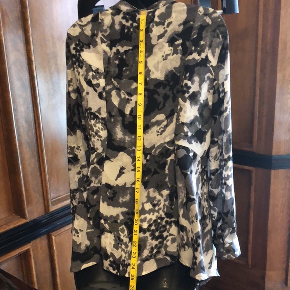 Blouse jacket investments  sz  PET MED black white - Picture 4 of 15